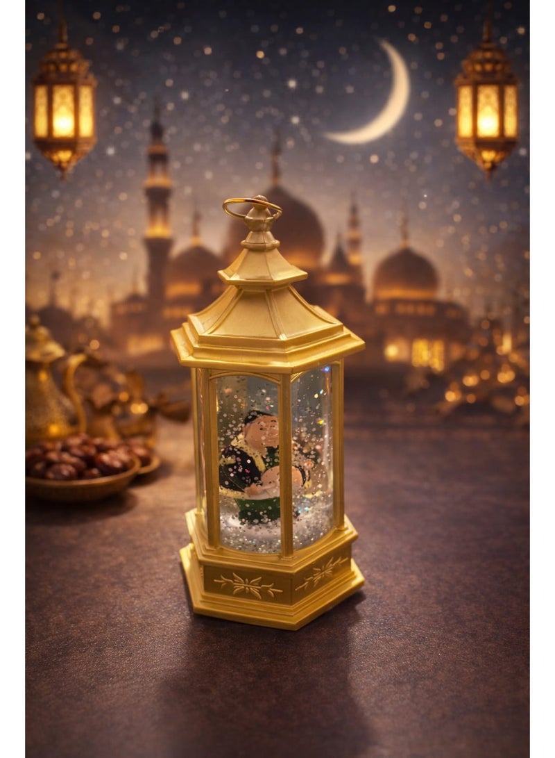 فوانيس رمضان زيت الفانوس الماية بالجيلتر بشخصيات رمضانية المستورد الخامة الاكليرك المرشوشة كويس اللي بينور ورم بيشتغل بالتجارة ساعات : 13 سم فانوس بلورة